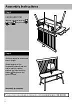 Preview for 6 page of hygena Luna 461/8436 Assembly Instructions Manual