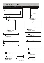 Preview for 3 page of hygena Luna TV Unit 464/9883 Assembly Lnstructions