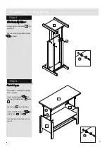 Preview for 7 page of hygena Luna TV Unit 464/9883 Assembly Lnstructions