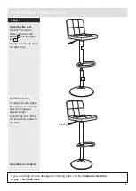 Preview for 5 page of hygena Nitro Bar Stool Assembly Instructions