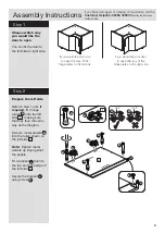 Preview for 5 page of hygena Valencia 656/5800 Assembly Instructions Manual