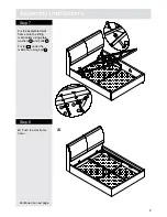 Preview for 9 page of hygena Vince Ottoman Bed Frame Assembly Instructions Manual