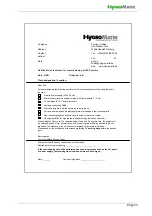 Preview for 33 page of HygroMatik HPS250 Operating Manual