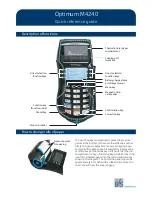 Hypercom Optimum M4240 Quick Reference Manual preview