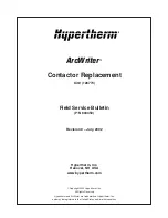 Hypertherm ArcWriter 128774 Field Service Bulletin preview