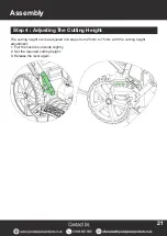 Preview for 21 page of Hyundai power products HYM40Li420P Instruction Manual