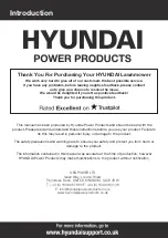 Preview for 2 page of Hyundai power products HYM430SP Instruction Manual