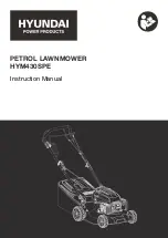 Preview for 1 page of Hyundai power products HYM430SPE Instruction Manual