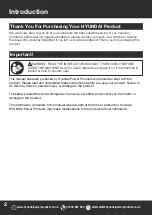 Preview for 2 page of Hyundai power products HYM460SPE Instruction Manual