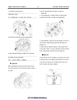 Preview for 35 page of Hyundai Seasall S220P Workshop Manual