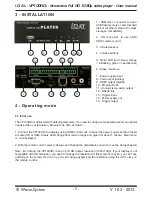 Preview for 7 page of I.D. AL VP100HDi User Manual