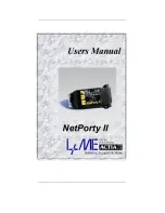 I+ME ACTIA I+ME ACTIA NetPorty II User Manual preview