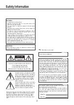 Preview for 2 page of i-PRO WJ-NX200K Important Information Manual