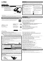 Preview for 1 page of i-PRO WJ-PU201P Installation Manual