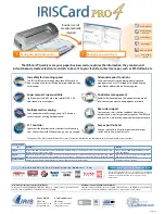 Preview for 2 page of I.R.I.S. IRISCARD PRO 4 - FLYER Manual