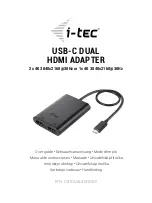 i-tec C31DUAL4KHDMI User Manual preview