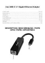 Preview for 6 page of i-tec C31GLAN User Manual