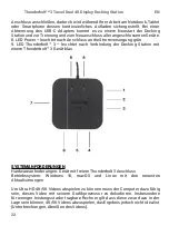 Preview for 22 page of i-tec TB3TRAVELDOCKPD User Manual