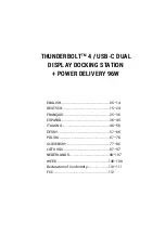 Preview for 4 page of i-tec THUNDERBOLT TB4DUALDOCKPD User Manual