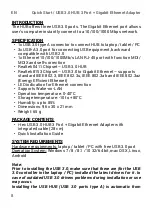 Preview for 8 page of i-tec U3METALG3HUB User Manual