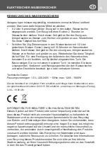 Preview for 19 page of I TUTTOFARE NGW000024NOC Instruction Manual