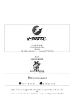 Preview for 19 page of i-WATTS 5411074167097 Original Instructions Manual