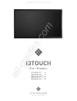 i3-TECHNOLOGIES i3TOUCH P5510 User Manual preview