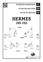 IB RUBINETTI HERMES 390 Series Fitting Instructions Manual preview