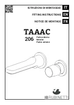 Preview for 3 page of IB RUBINETTI TAAAC 206 Fitting Instructions Manual