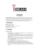 iBeam TE-PSCD Product Manual preview