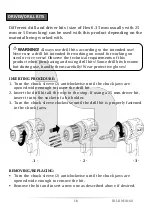 Preview for 17 page of iBell Tools IBL BM18-60 Operator'S Manual