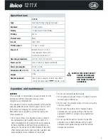 Preview for 5 page of ibico 1211X Instruction Manual