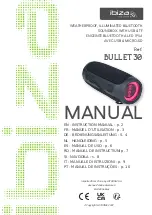 Ibiza sound BULLET30 Instruction Manual preview