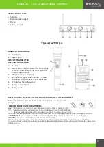 Preview for 3 page of Ibiza sound DR20UHF-HB Manual