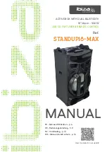 Ibiza sound STANDUP18-MAX Manual preview