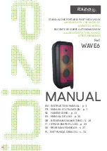 Preview for 1 page of Ibiza sound WAVE6 Instruction Manual