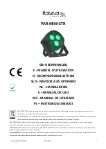 Ibiza PAR-MINI-STR User Manual preview