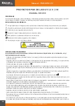 Preview for 20 page of Ibiza PAR-MINI-UV Manual