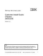 IBM 3455-D3E Install Manual preview