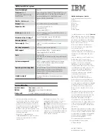 Preview for 2 page of IBM 43635BU Specifications