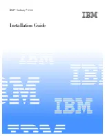 Preview for 1 page of IBM 5100 Installation Manual