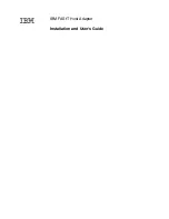 Preview for 3 page of IBM 59P5712 Installation And User Manual