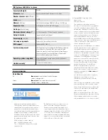 Preview for 2 page of IBM 7979A1U Specifications