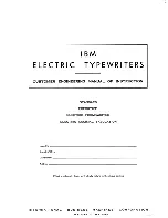 Preview for 2 page of IBM Electric Decimal Tabulation Instruction Manual