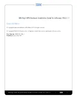 Preview for 3 page of IBM High IOPS Adapter Hardware Installation Manual