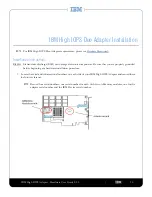 Preview for 16 page of IBM High IOPS Adapter Hardware User'S Manual