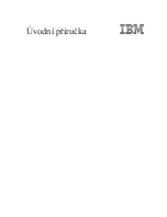 Preview for 1 page of IBM PC 300 Úvodní Příručka Manual