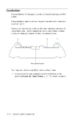 Preview for 18 page of IBM Personal Wheelwriter 6781 Operator'S Manual