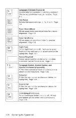 Preview for 34 page of IBM Personal Wheelwriter 6781 Operator'S Manual