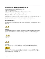 Preview for 3 page of IBM QRadar XGS 5200 Replacement Instructions Manual